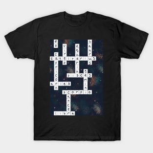 Astrology Crossword T-Shirt